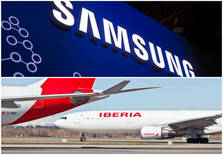 Iberia y Samsung digitalizan los servicios en aeropuertos españoles Iberia y Samsung digitalizan los servicios en aeropuertos españoles