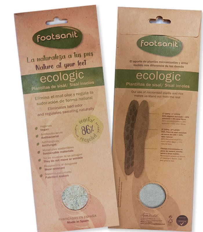 Plantillas ecológicas, veganas y aromáticas para combatir el dolor, hongos, bacterias y mal olor en pies y calzado
