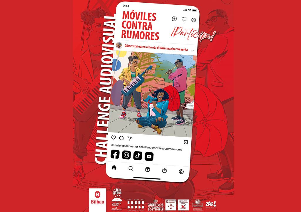 Bilbao propone a jóvenes un reto audiovisual “moviles contra rumores” para luchar contra el racismo y mejorar la convivencia 