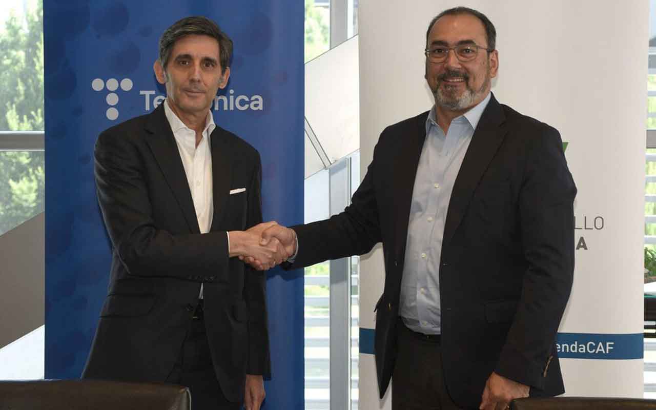 Telefónica y CAF revalidan su colaboración para impulsar una digitalización inclusiva y sostenible en Latinoamérica