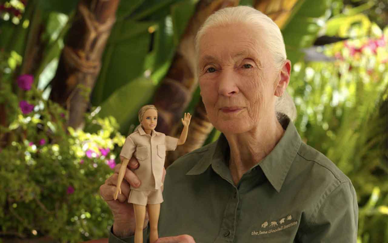 Barbie presenta a Barbie Jane Goodall, fabricada con plástico reciclado procedente del océano