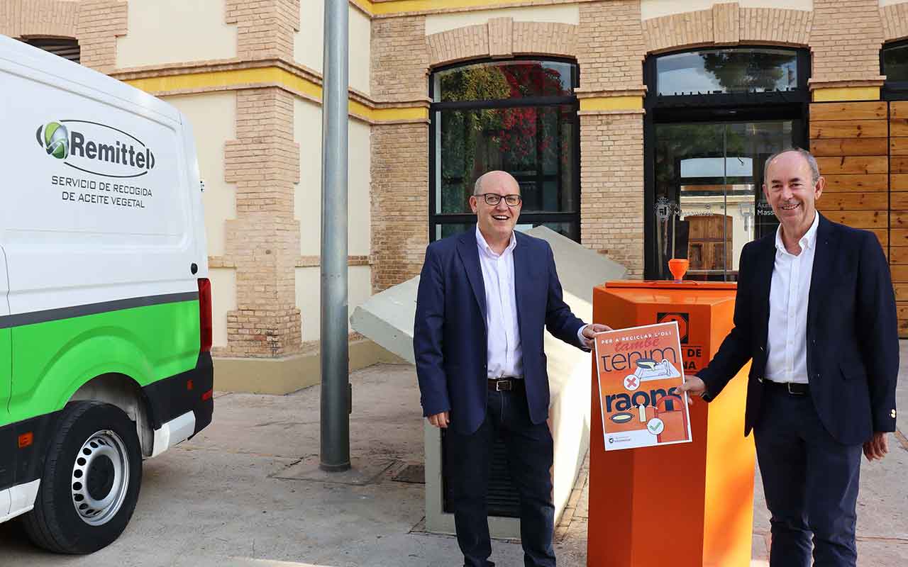 Massanassa instalará 11 nuevos contenedores para la recogida de aceite de cocina doméstico  