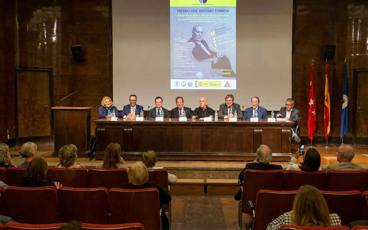 La sostenibilidad de sistemas y soluciones protagoniza los Premios José Antonio Torroja para trabajos Fin de Máster