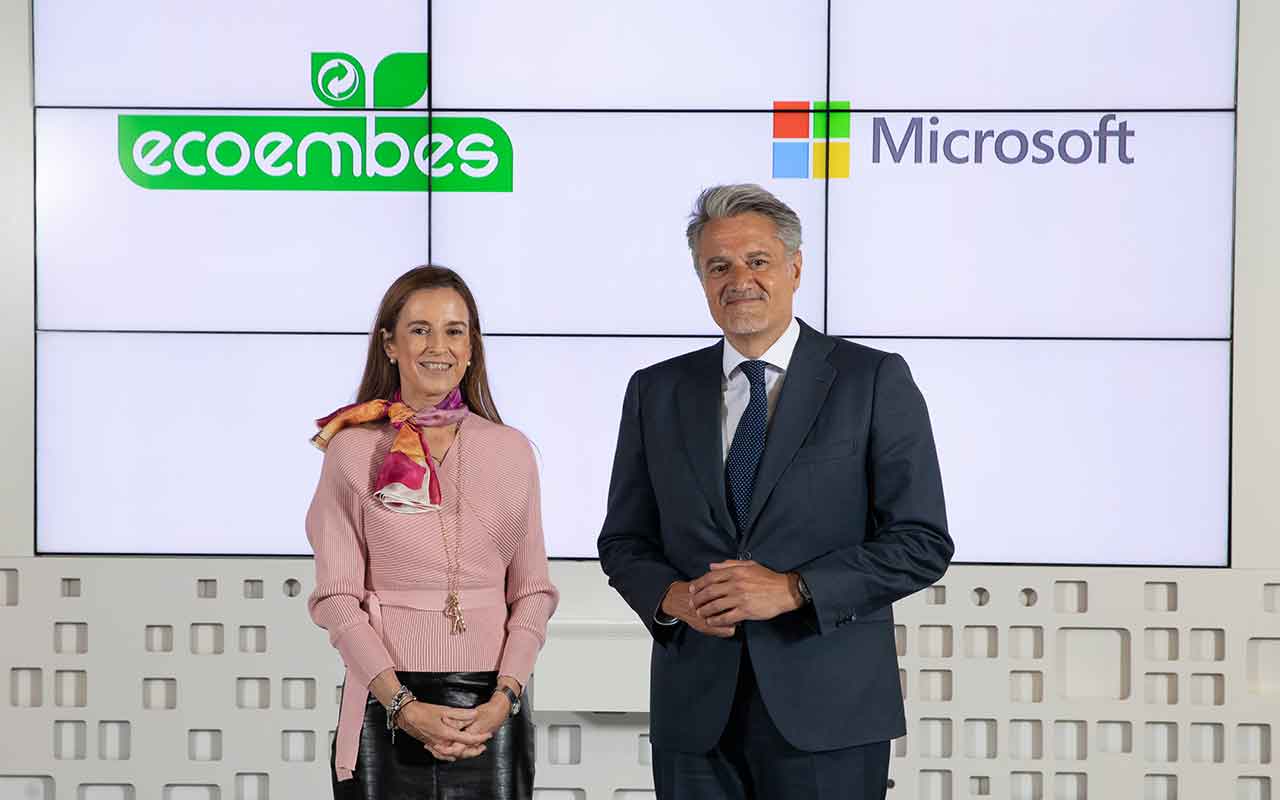 Microsoft y Ecoembes se unen para impulsar la relación entre tecnología, reciclaje y economía circular