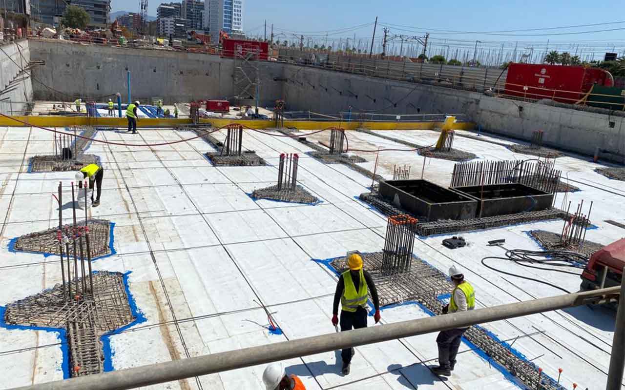 Soluciones con láminas sintéticas de impermeabilización y protección al gas radón de estructuras enterradas