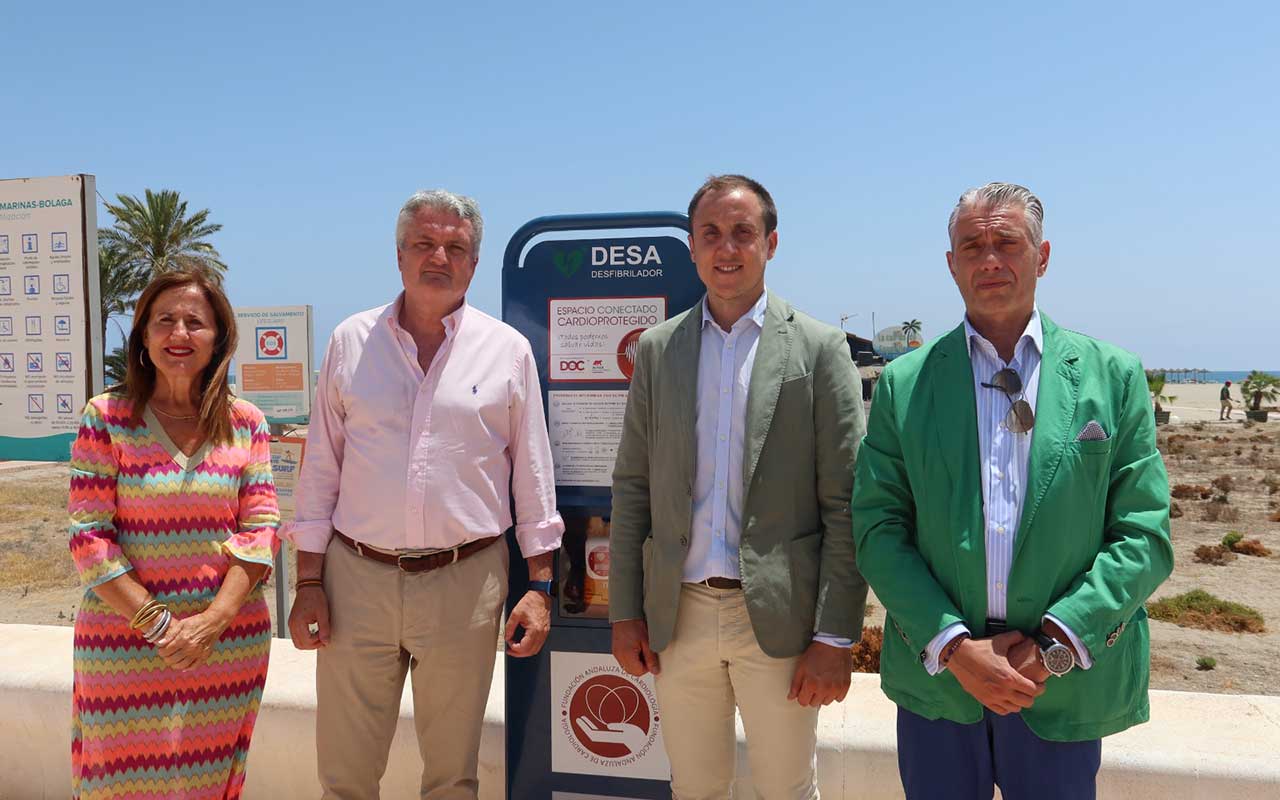 Vera continúa implantando puntos de cardio protección en su municipio para blindar el corazón de sus vecinos