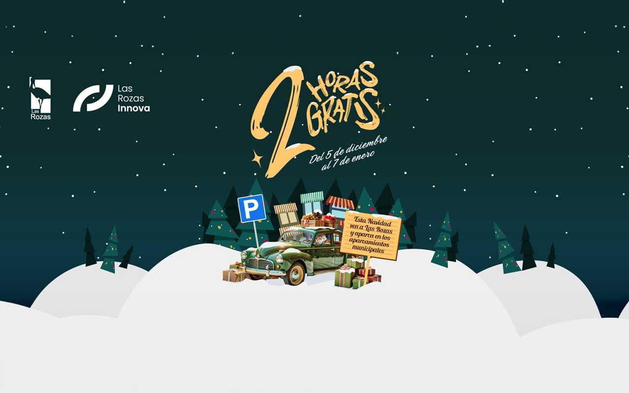 Las Rozas ofrece en Navidad dos horas gratis en todos los aparcamientos municipales