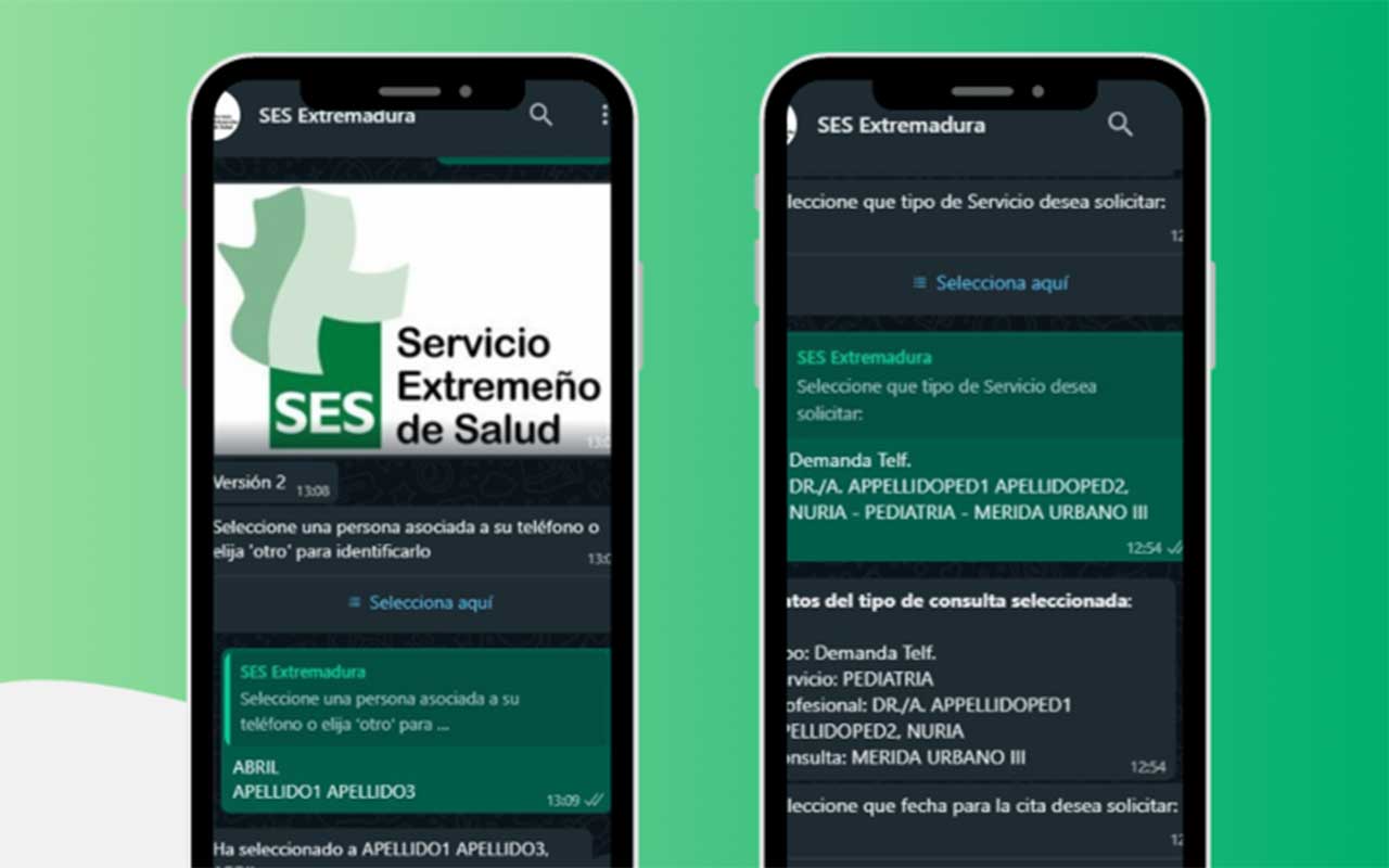 Interfaz de la aplicación de Sílice para la gestión de citas médicas con IA