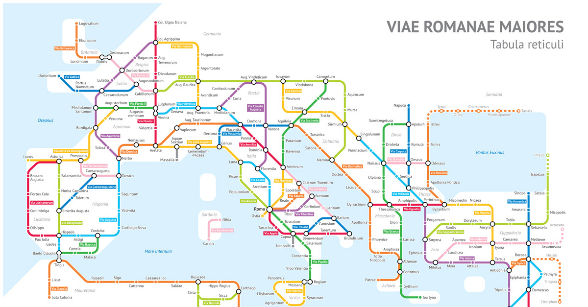 Reconstructing the Roman Empire’s transport network