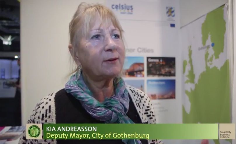 Kia Andreasson, Deputy Mayor of Gothemburg. SCEWC'14
