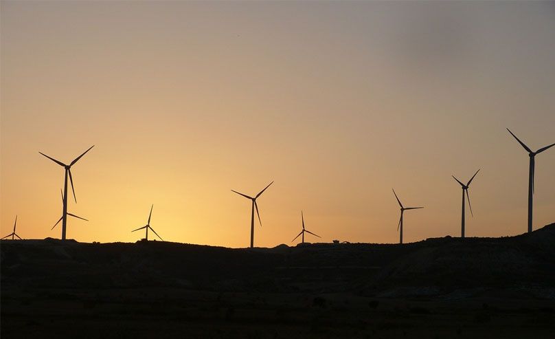 Molinos de energía eólica