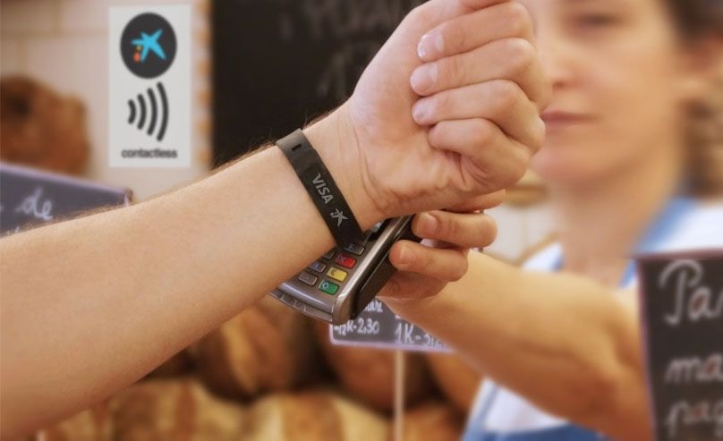 Tecnología contactless La Caixa