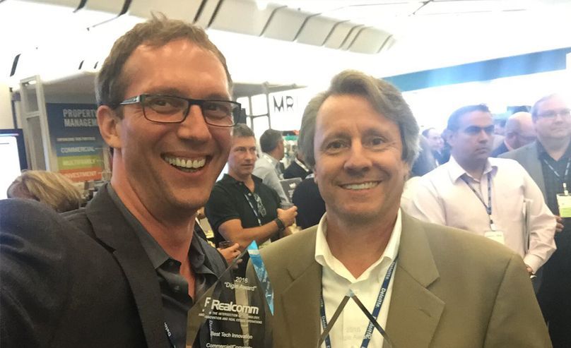 Michael Jansen with Realcomm CEO, Jim Young