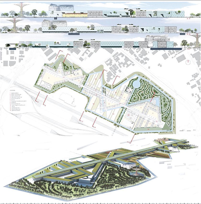 Concepto de diseño para el proyecto de la Expo Milán Smart City 2016