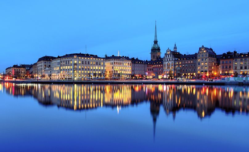 Stockholm night view
