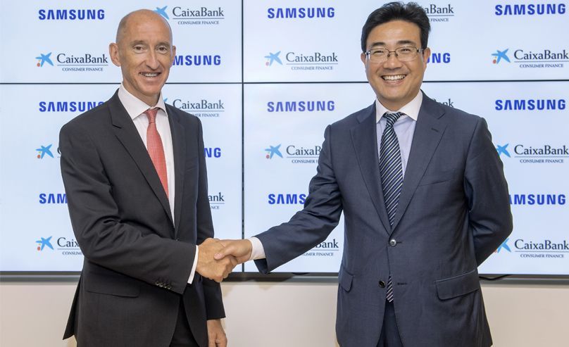Pacto entre Samnsung i CaixaBank