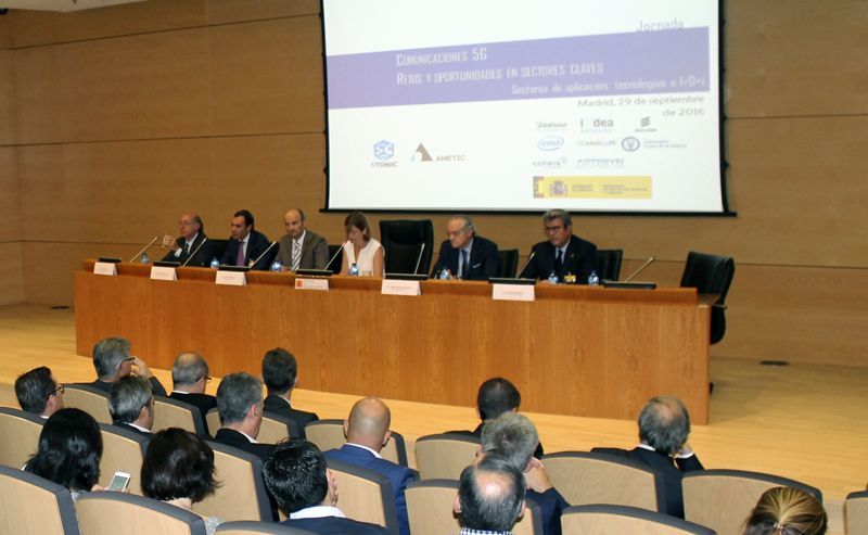 Jornada 'Comunicaciones 5G: retos y oportunidades en sectores claves'