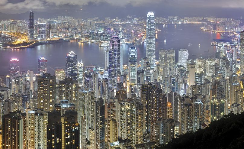 City view at night