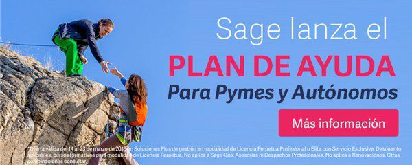 Plan de ayudas Sage Plan de ayudas Sage