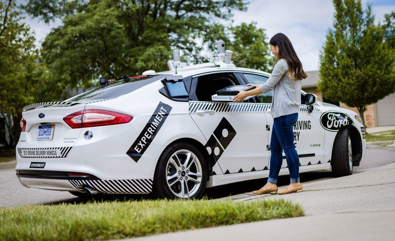 Vehículo de conducción autónoma de Ford