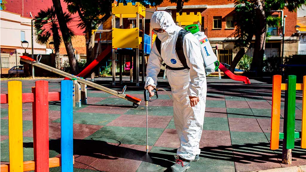 Utilizan tecnología avalada por la NASA para conseguir parques infantiles libres de virus y bacterias