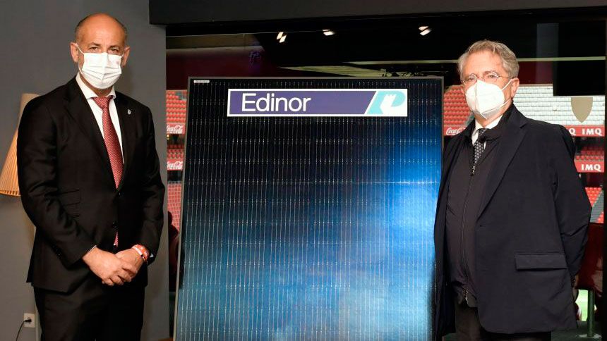 San Mamés, primera comunidad energética solar de LaLiga