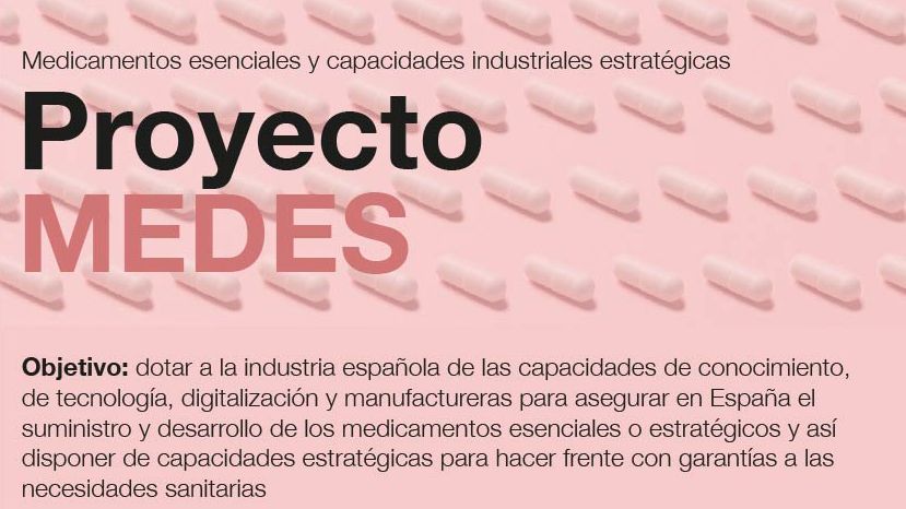 La producción de medicamentos esenciales generará 1.700 millones de euros de inversión