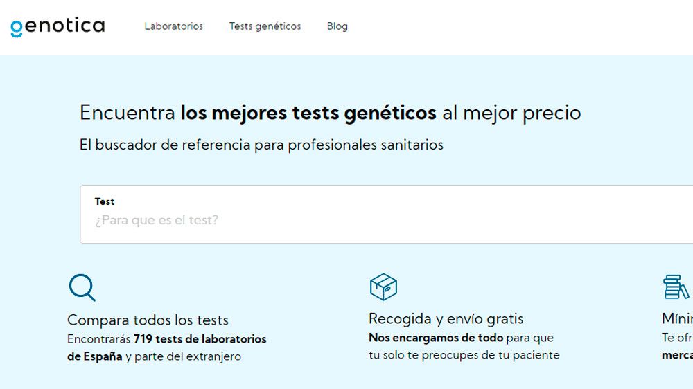 Nace Genotica, el primer marketplace online para comprar test genéticos