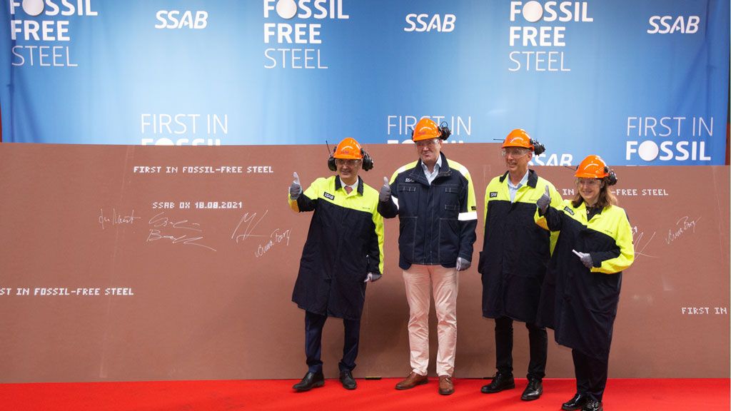 The world’s first fossil-free steel ready for delivery