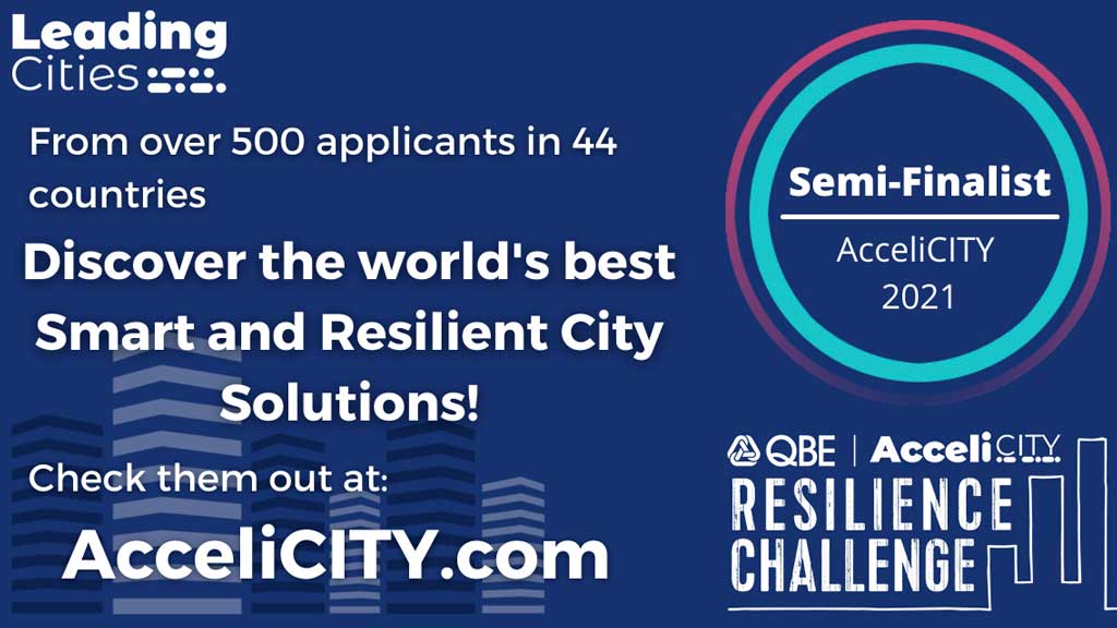 QBE North America and Leading Cities name AcceliCITY Resilience Challenge finalists