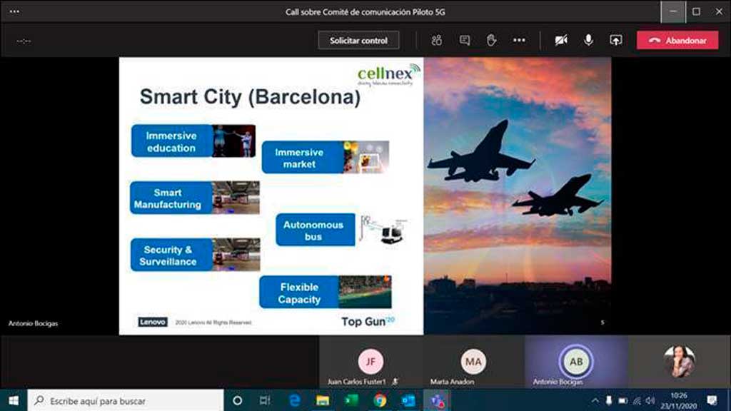 Mostrando la ciudad inteligente del futuro