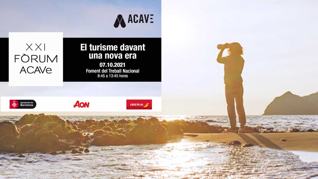 El Foro de ACAVE analizará la recuperación del turismo y su proceso de transformación