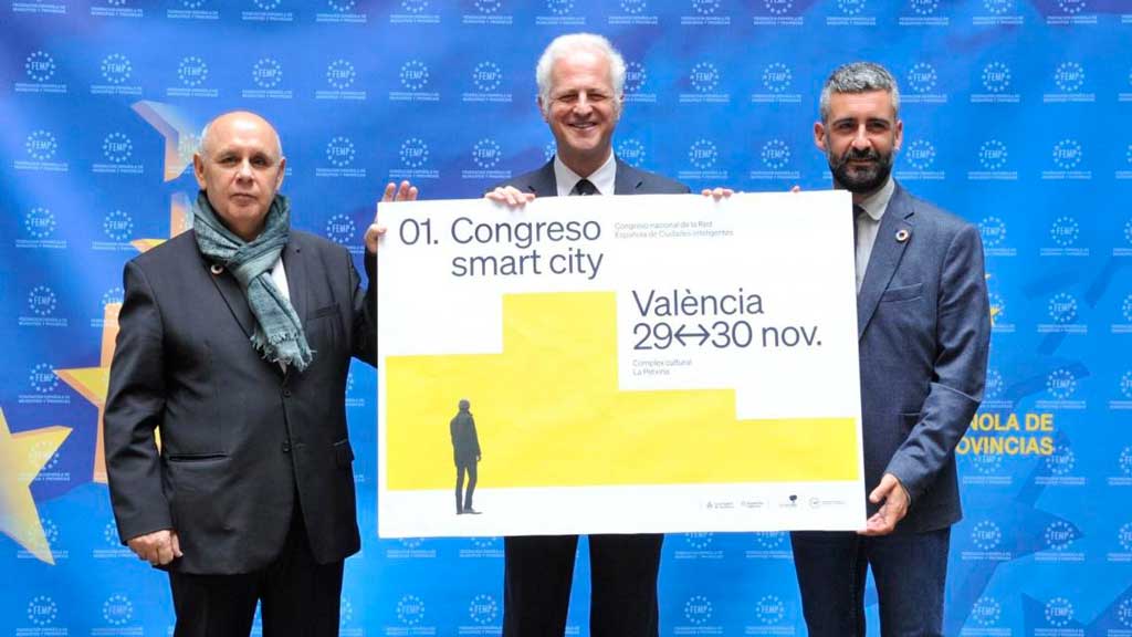 La Red Española de Ciudades Inteligentes celebra en Valencia su primer Congreso los próximos 29 y 30 de noviembre