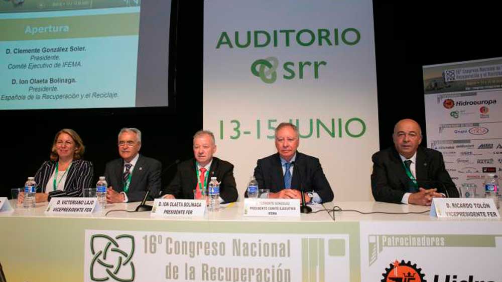 SRR 2022 acogerá el Congreso internacional European Recycling Conference, ERC