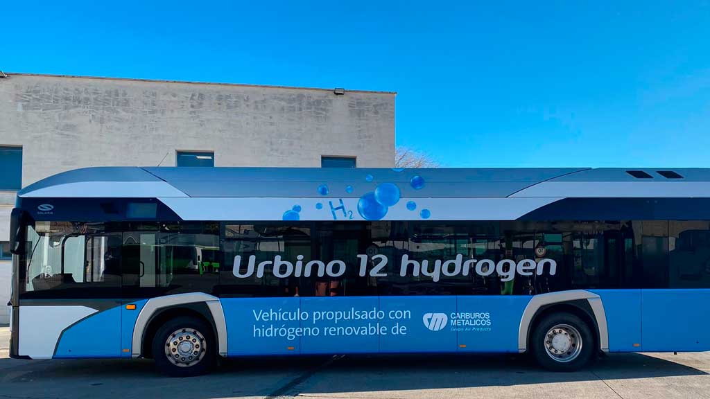 Carburos Metálicos y Solaris muestran sus soluciones de hidrógeno para el transporte de usuarios de la red urbana en la ciudad de Córdoba