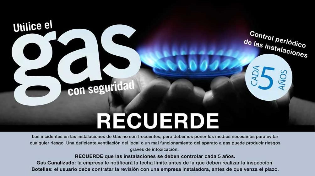 Los instaladores promueven una campaña para prevenir accidentes de gas en viviendas