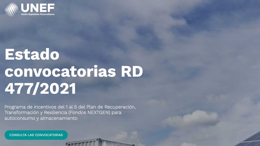 Nueva plataforma web para recoger en un solo lugar toda la información del sector y de la actividad de la Unión Española Fotovoltaica