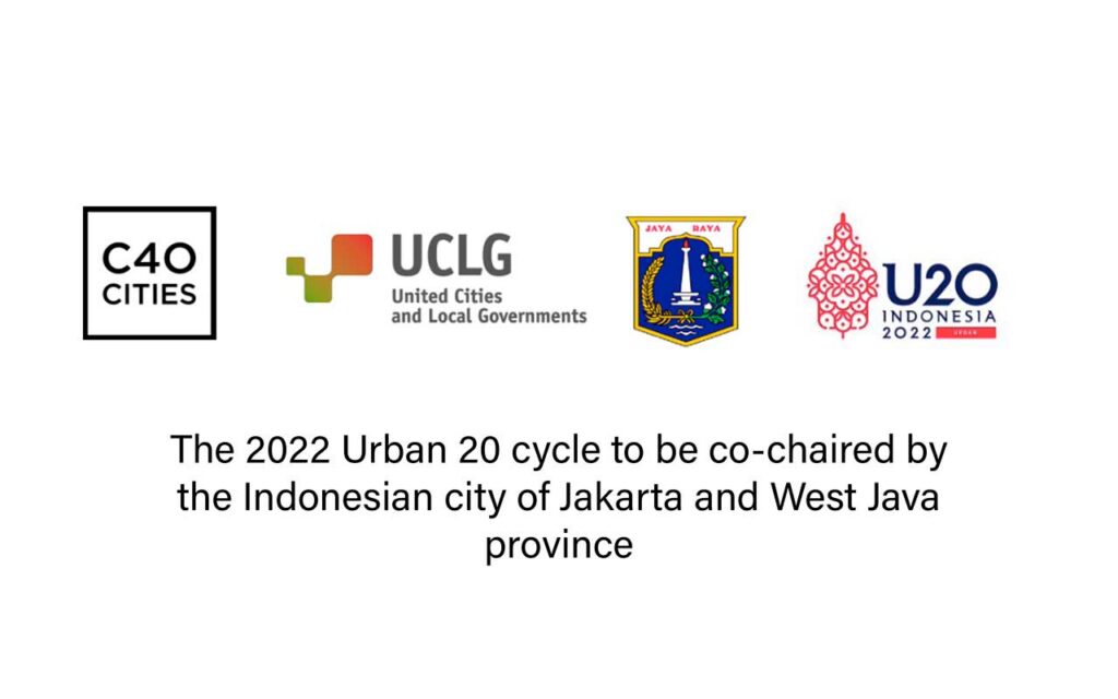 The 2022 Urban 20 cycle to be co-chaired by the Indonesian city of Jakarta and West Java province