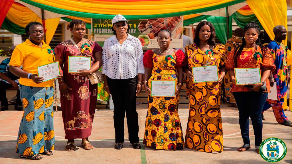 Acra honours 4 women for promoting urban farmingAcra honours 4 women for promoting urban farming