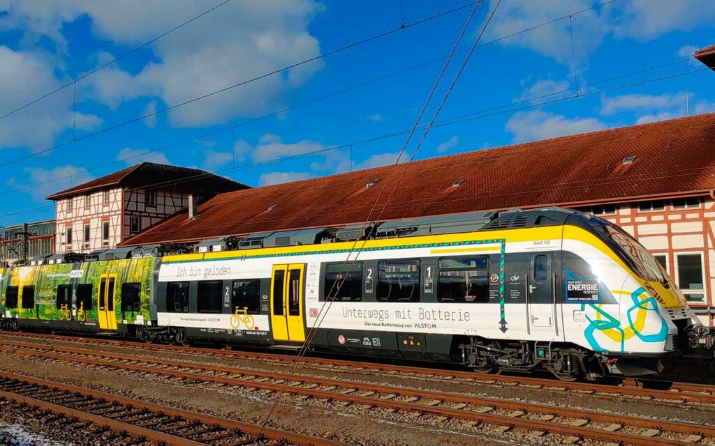 Alstom and Deutsche Bahn test first battery train in passenger operation in Germany