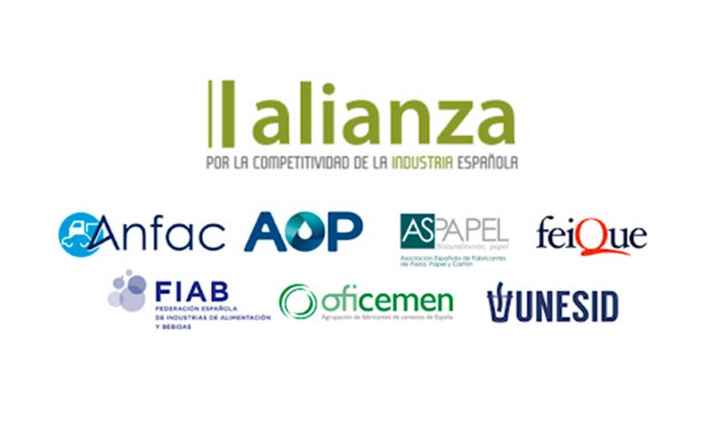 Sin horizonte de mejora, la Alianza por la Industria pide al Gobierno medidas urgentes por los elevados precios de la electricidad y el gas