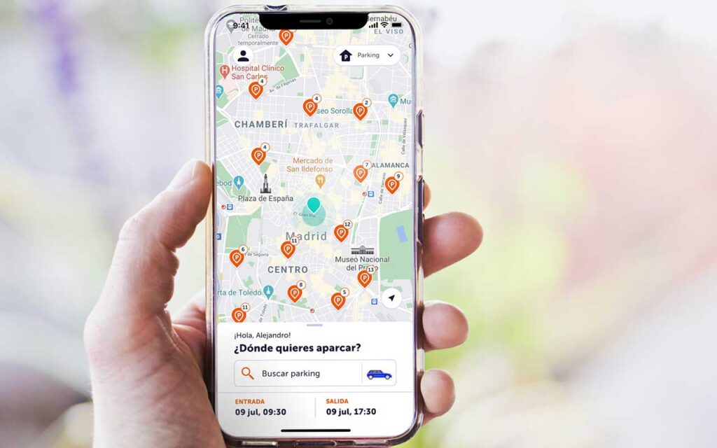 Los conductores madrileños invierten un 43% más en reservar aparcamiento online tras la pandemia