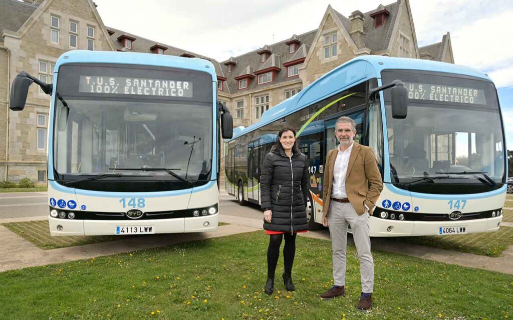 El TUS incorpora dos autobuses 100% eléctricos y en breve añadirá otros seis híbridos