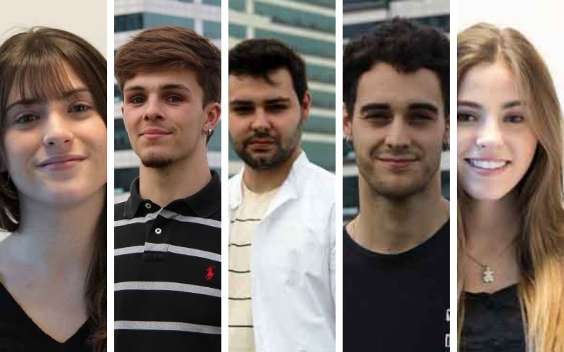 Amets Aguirrebengoa, Arkaitz Santos, Ignacio Almendariz,Txaber Saiz, Leire Escalante.