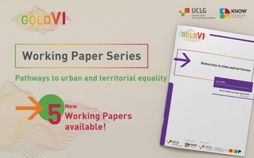 How can Commoning, Housing systems, Urban health, Sanctuary cities and Democracy contribute to urban and territorial equality?