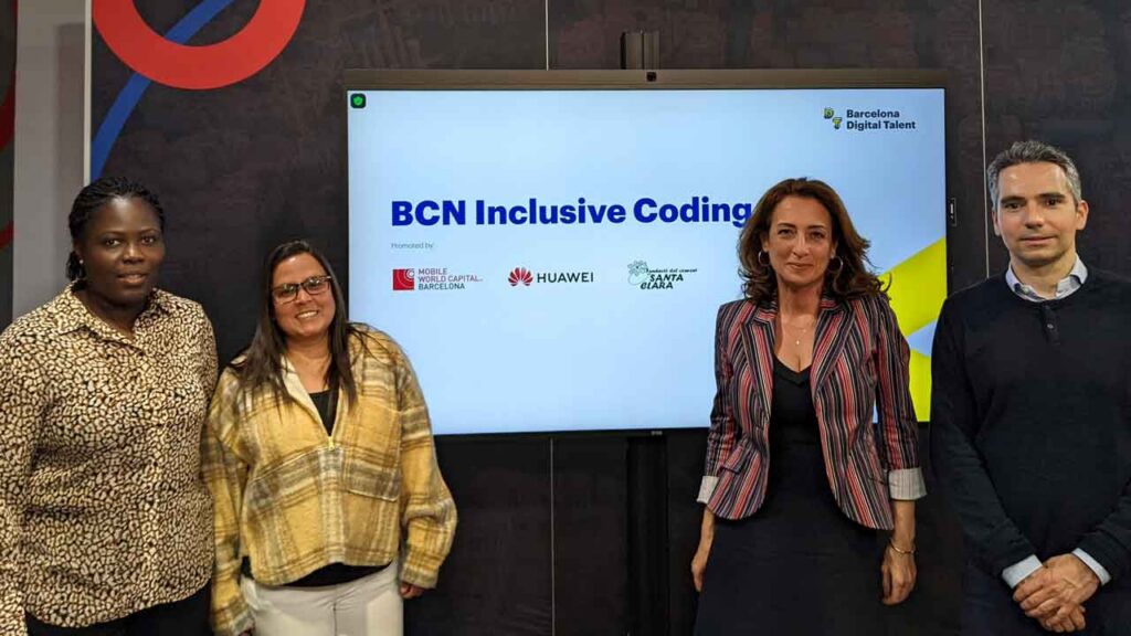 Mobile World Capital Barcelona y Huawei impulsan la formación tecnológica de personas en situación de vulnerabilidad 