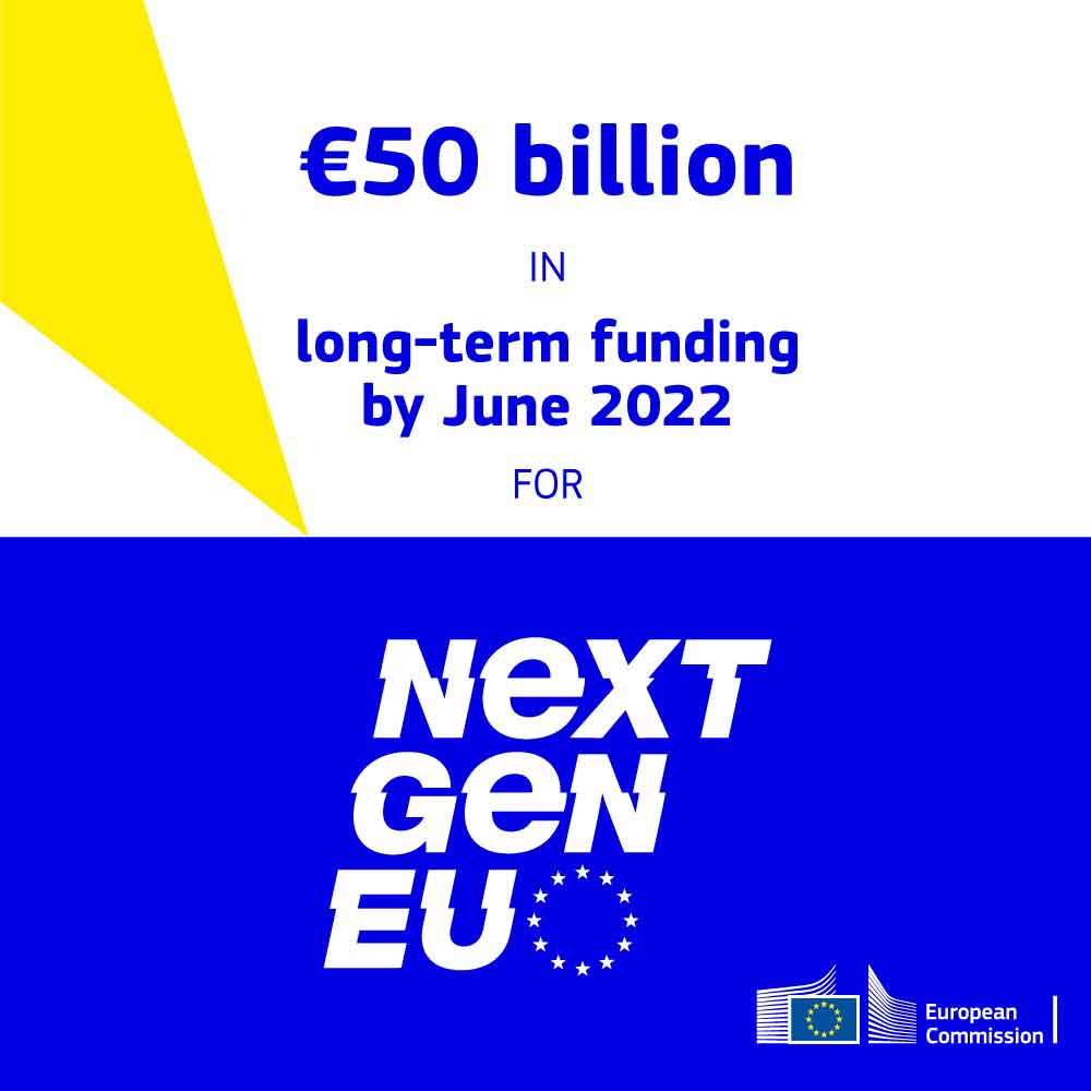 NextGeneration: €50 billion of bonds in the second half of 2022 to finance the recovery