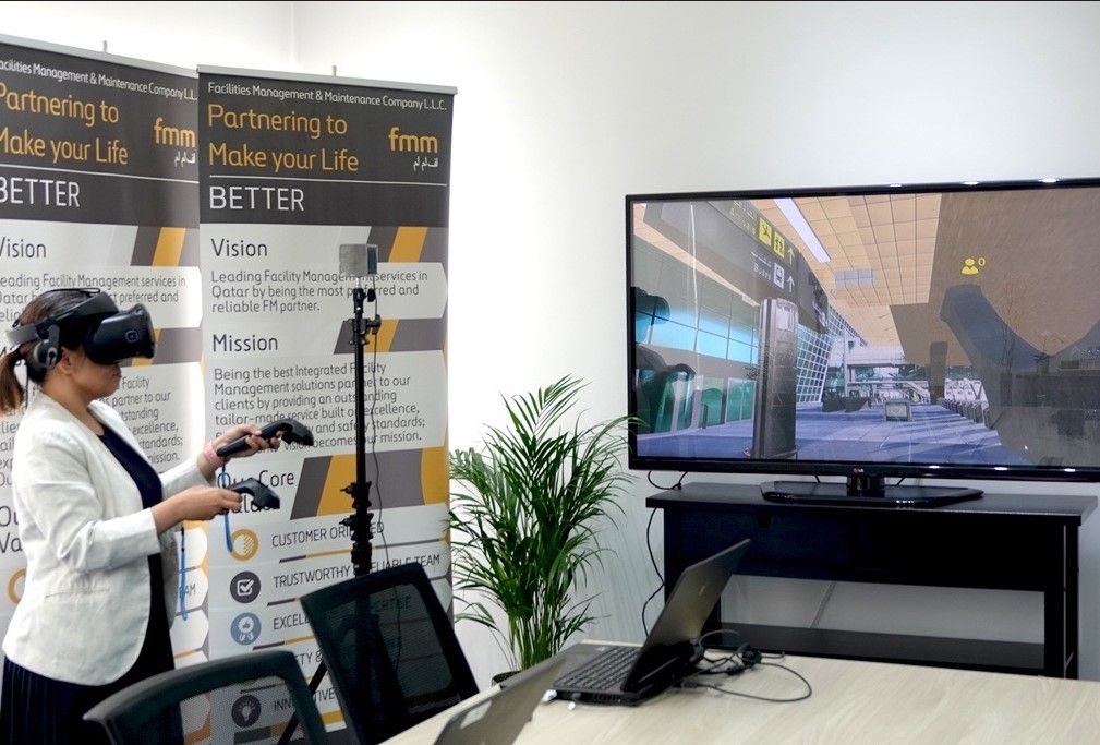Los empleados del aeropuerto de Qatar se forman con una plataforma de realidad virtual desarrollada por Stratesys
