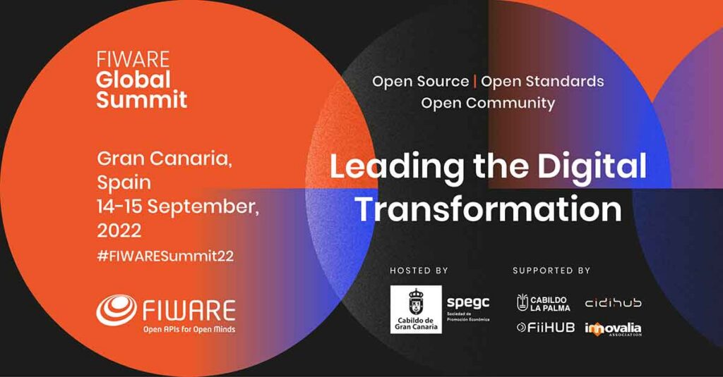 The 8th edition of the FIWARE Global Summit, a reference event of innovation and digital transformation, goes to Gran Canaria