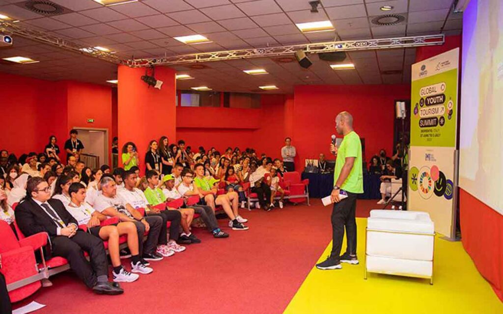 Didier Drogba connects sport and tourism in youth summit masterclass